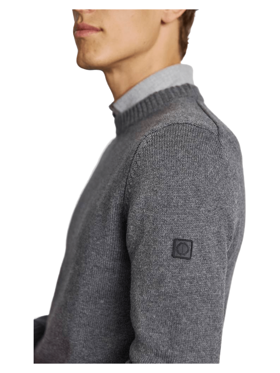 Bruun & Stengade Strik & Sweat 2502-04005-grey_S - Bygholm Menswear